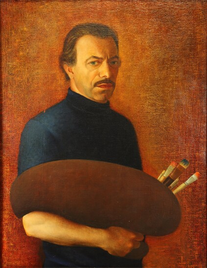 Self-portrait by Sotiris Pilarinos