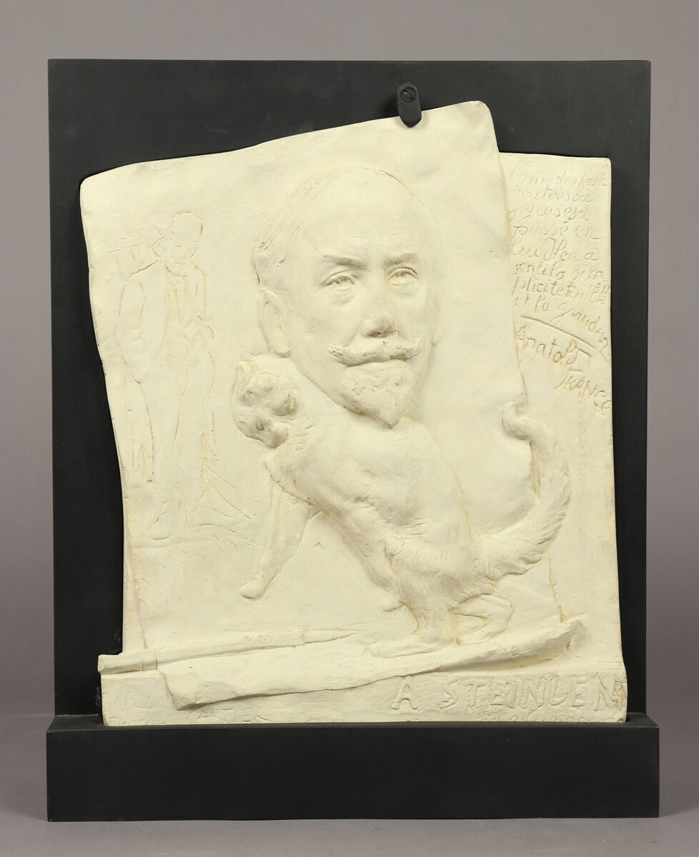 Bas-relief de Steinlen par Thomas Cartier