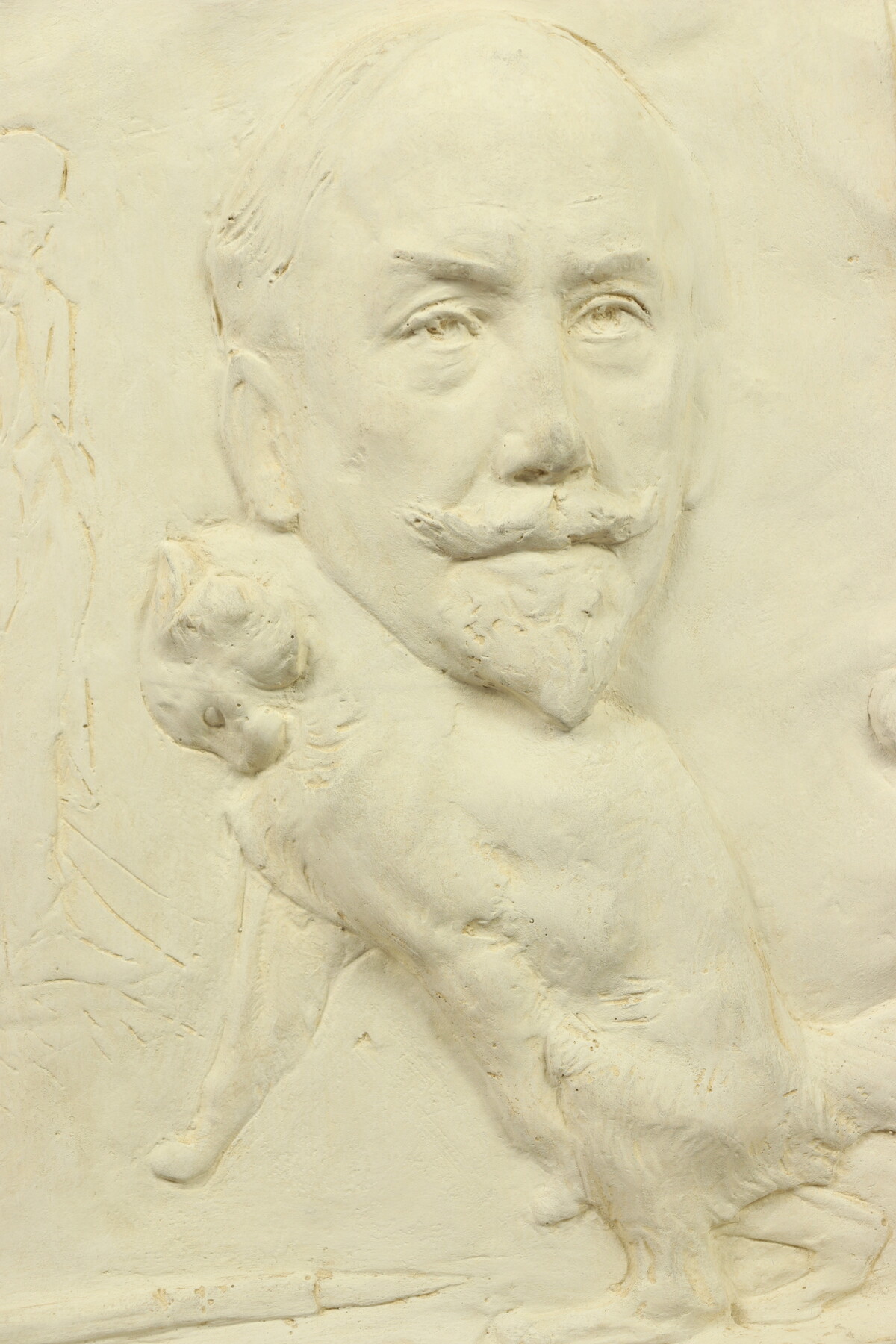 Bas-relief de Steinlen par Thomas Cartier