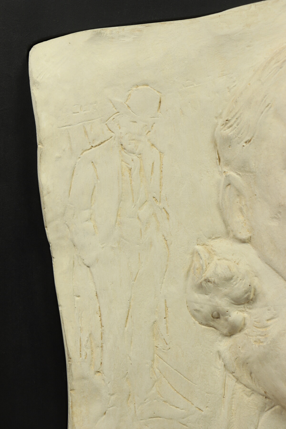 Bas-relief de Steinlen par Thomas Cartier