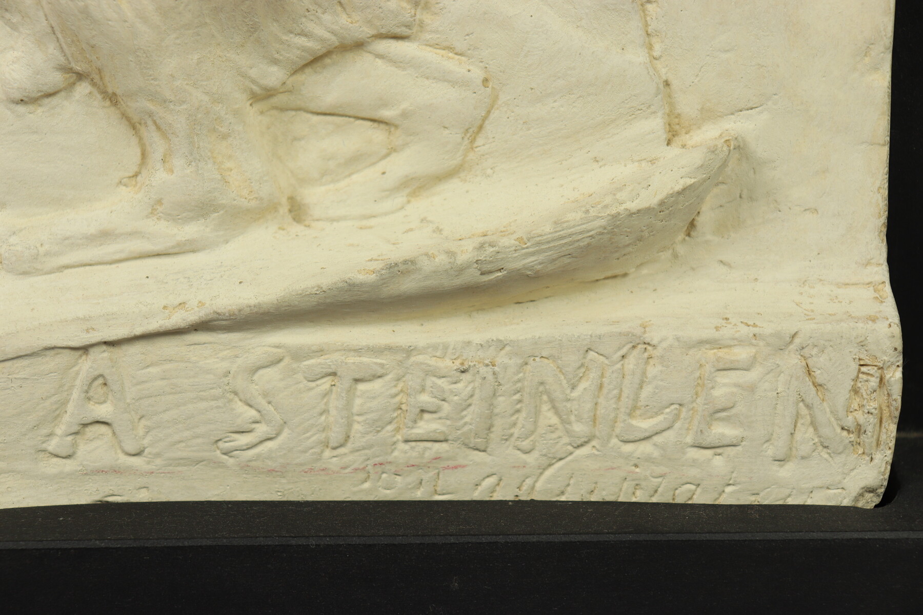 Bas-relief de Steinlen par Thomas Cartier