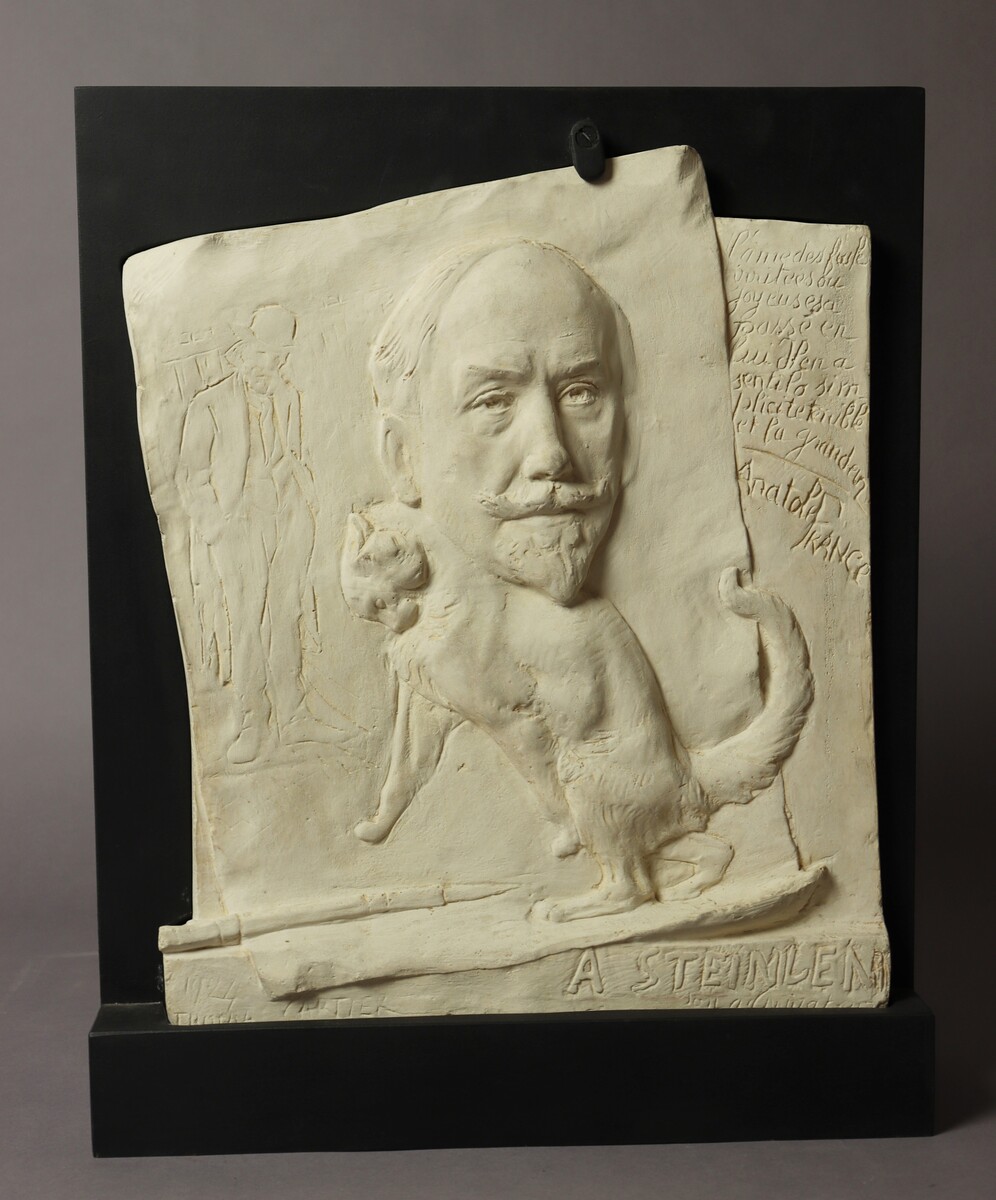 Bas-relief de Steinlen par Thomas Cartier