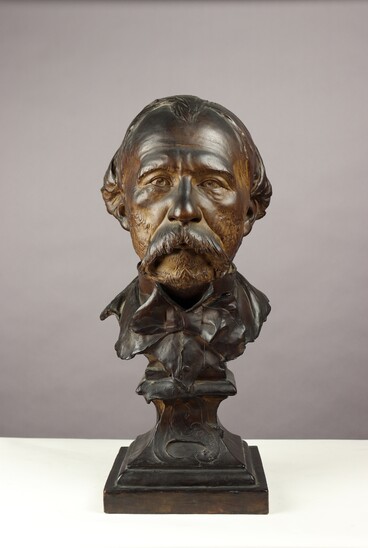 Bust of Monsieur de Galhau by Jean Carriès