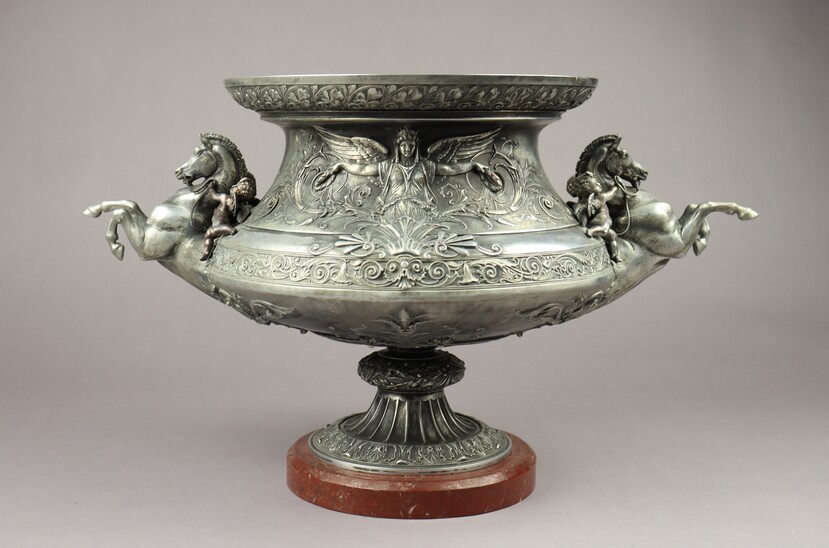 Silver-plated bowl by the Fanniere Brothers