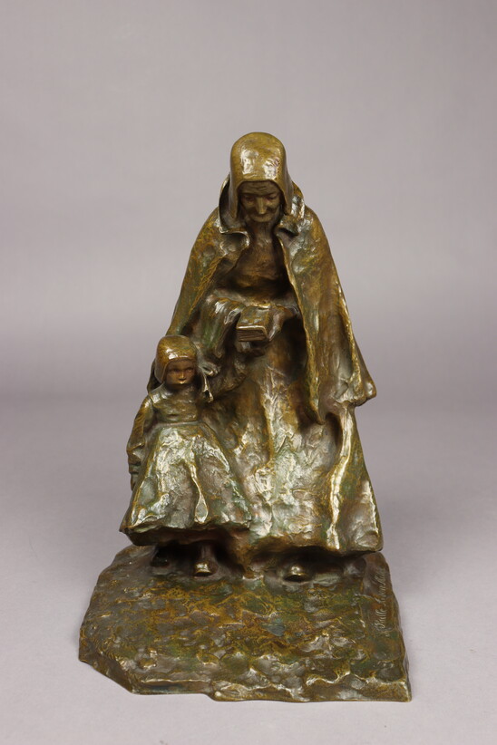 Grandmother and granddaughter by Ruth Milles