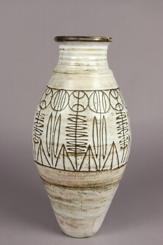 Large vase by Jacques Pouchain