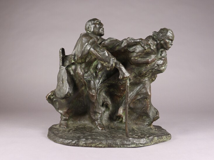 The blind man by Bernhard Hoetger