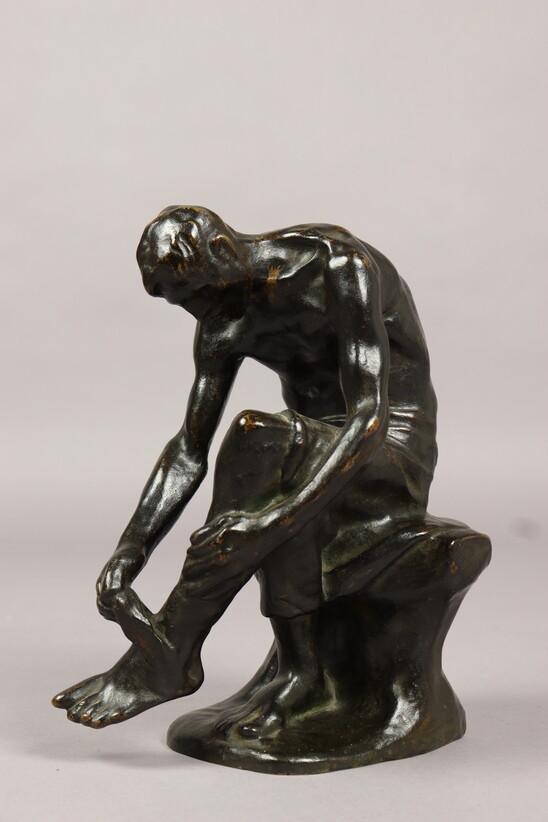 Le blessé by Constantin Meunier