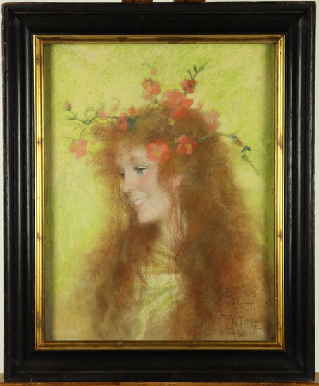 The spring, by Lucien Lévy-Dhurmer