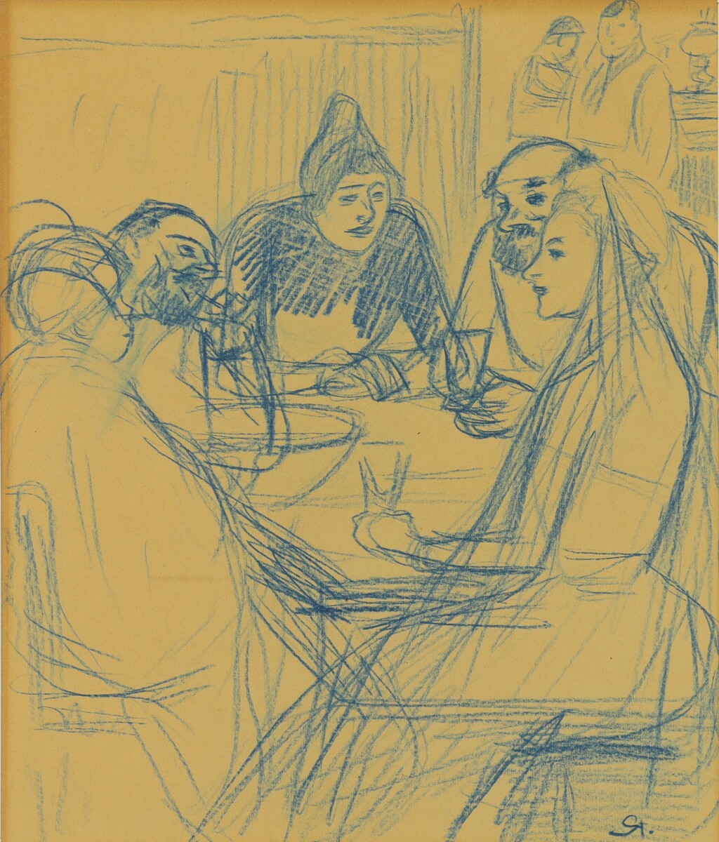 Le repas de noces par Théophile Alexandre Steinlen