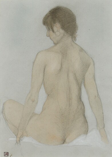 Nude back by Armand Rassenfosse