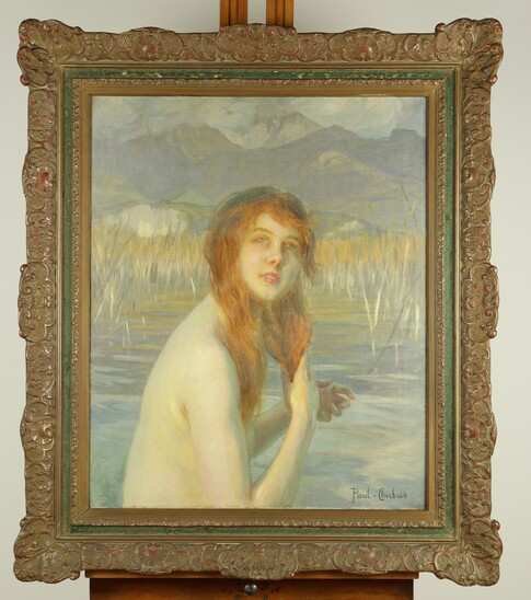 Nymph at the bath by Paul Emile Chabas