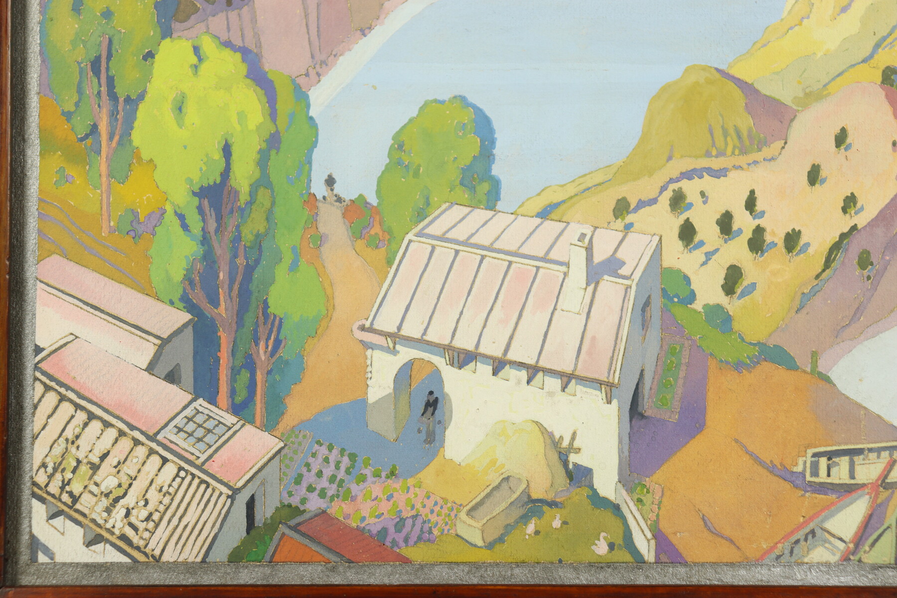 Paysage méditerrannéen par Georges de Feure