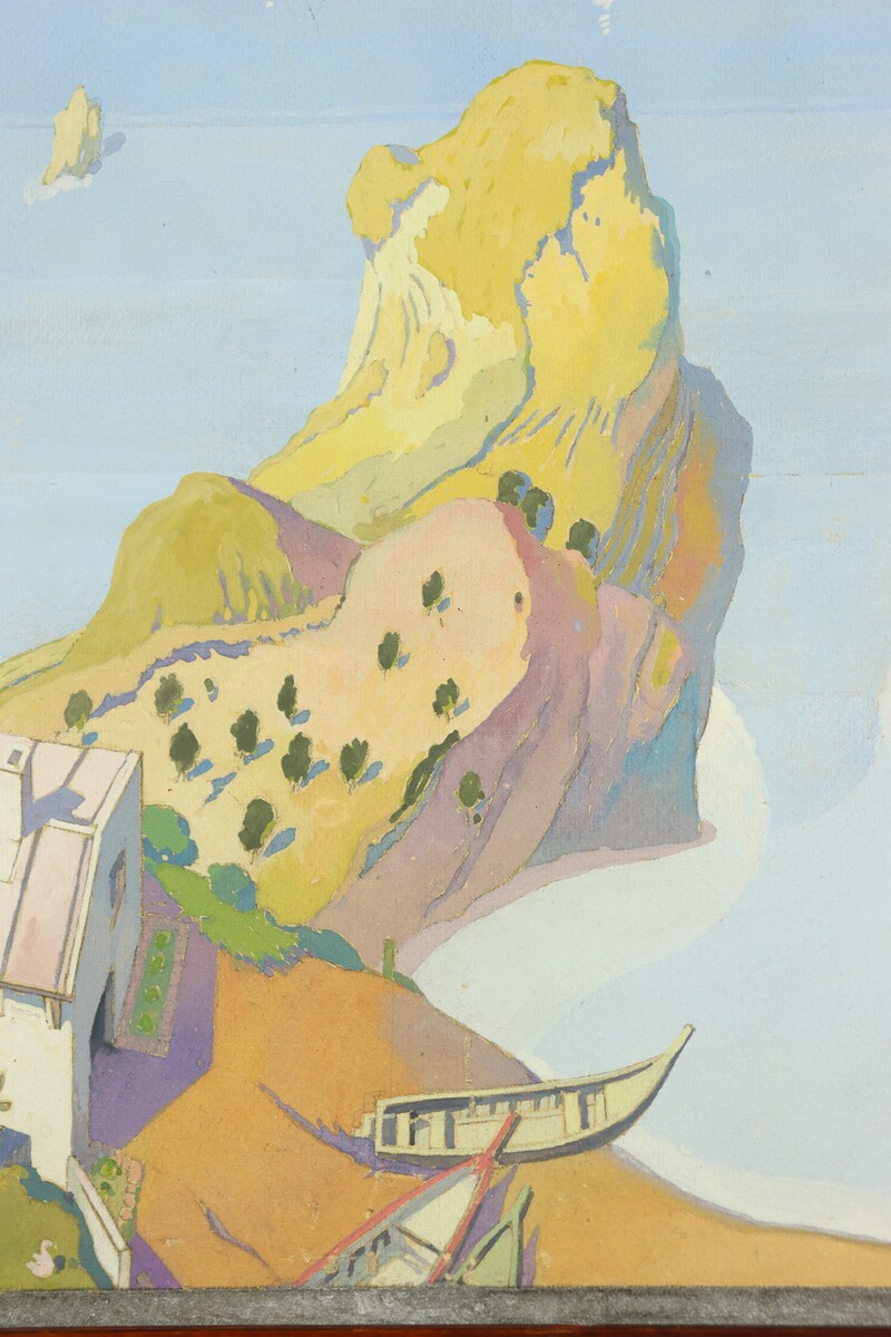 Paysage méditerrannéen par Georges de Feure