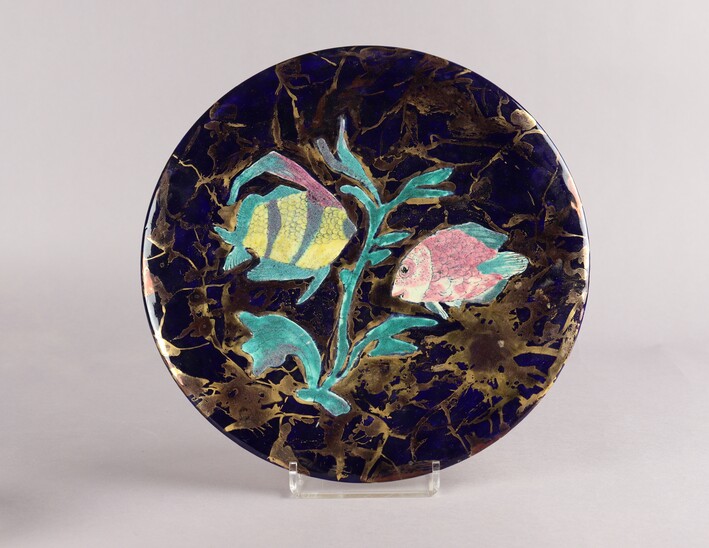 Fish plate by Jean Mayodon