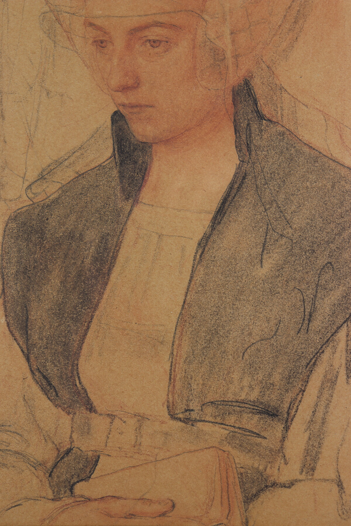 Portrait de femme par Edgard Maxence