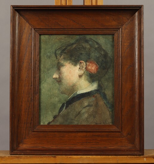 Portrait of a young woman by David Oyen