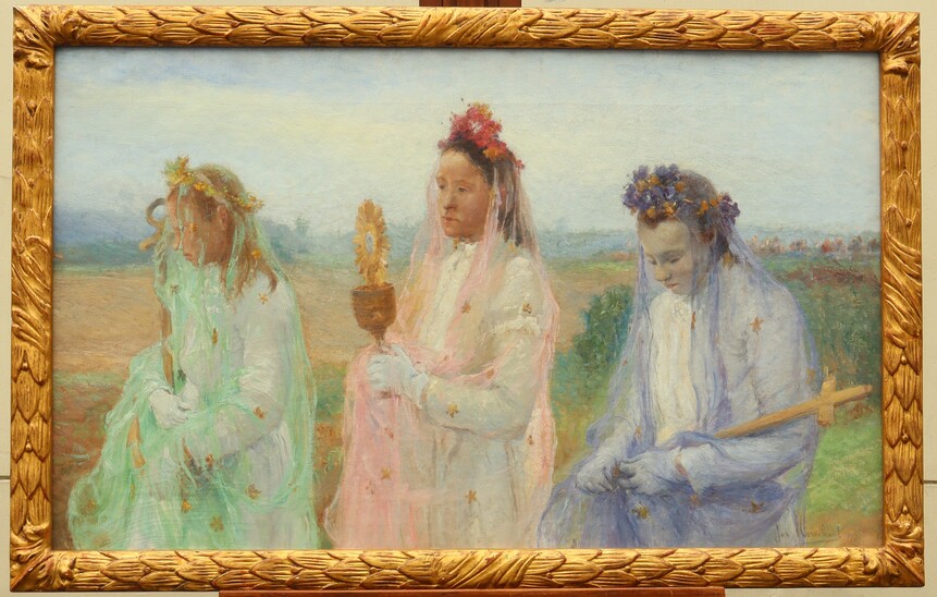 Procession in Flanders by Jozef Horenbant