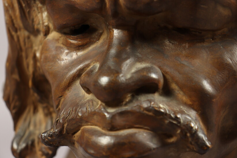 Head of a sorcerer by Guillaume Laplagne