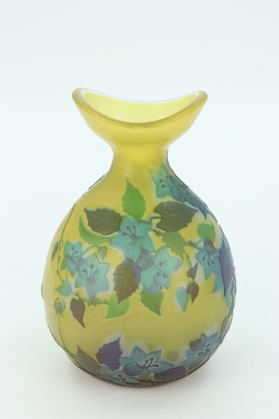 Gentian vase by Gallé