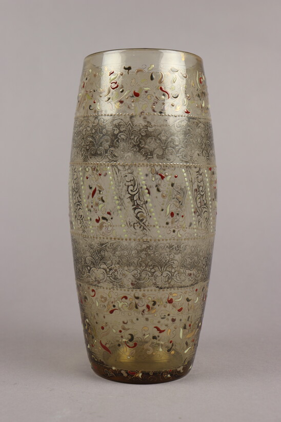 Enamelled vase by Emile Gallé